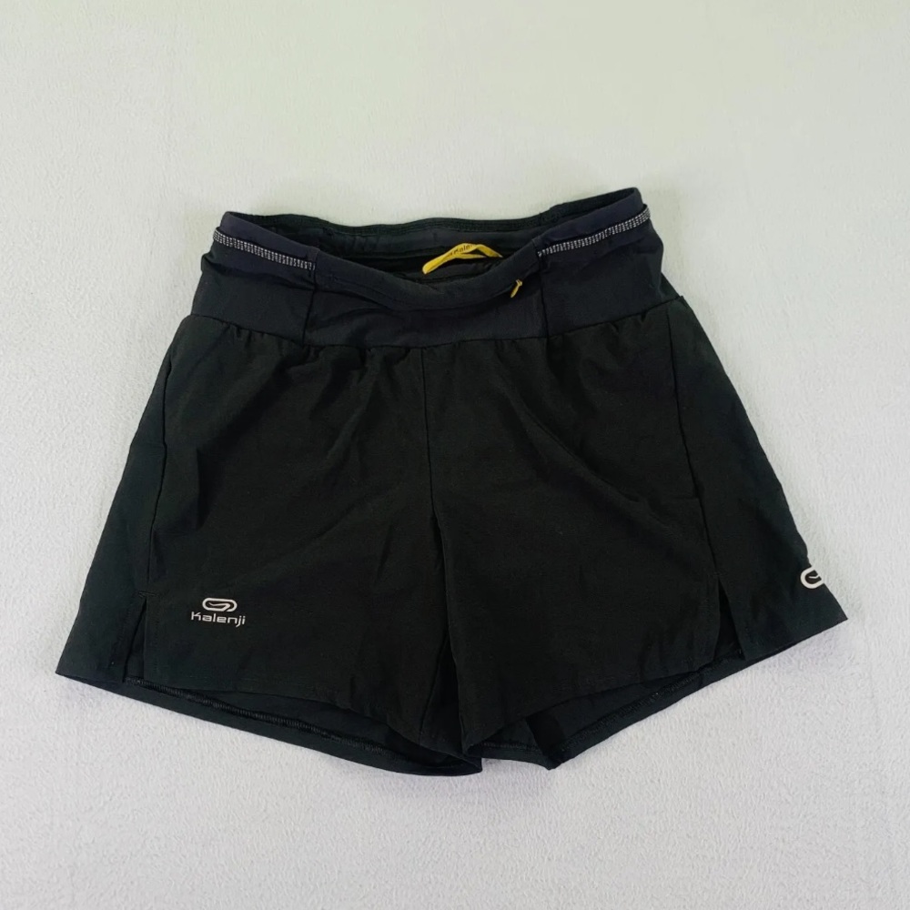 Kalenji Shorts Mens Extra Small Black Running Jogger Athletic Workout Drawstring